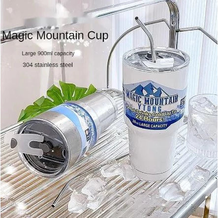 Copo Térmico Dupla Camada Aço Inoxidável Magic Mountain Ytong 900ML